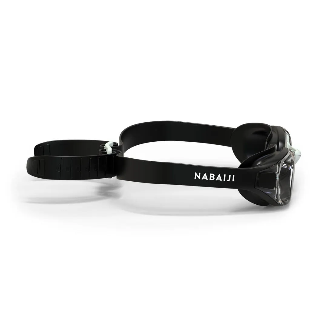 XBASE 100 Corrective Adult Swimming Goggles Clear Lenses - Black