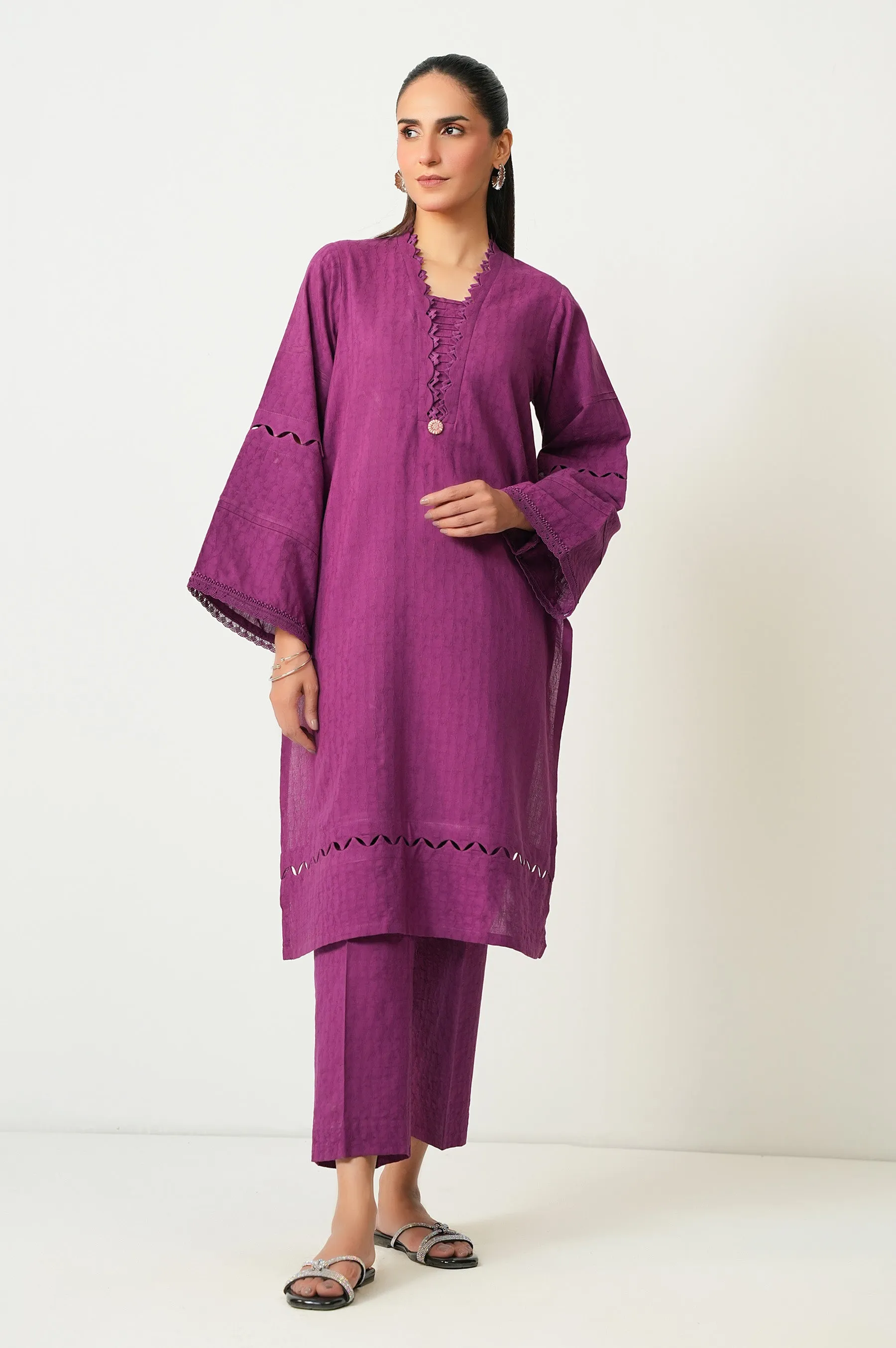 Zeen - Stitched 2 Piece Stylized Dobby Suit